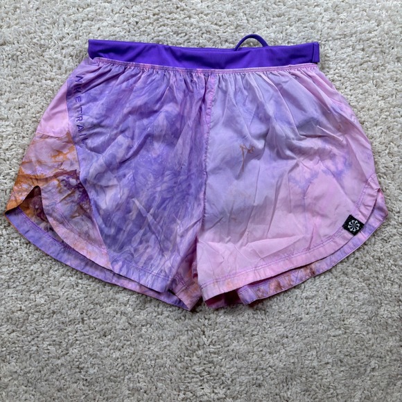 Nike Pants - Nike Trail Running Shorts Womens Small Purple Pink Tie Dye Marble Athletic 3in